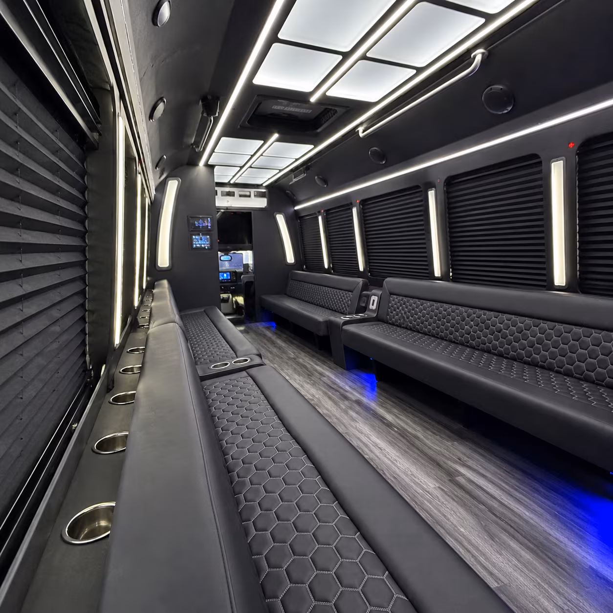 affordable bellevue prom party bus prices split across your group