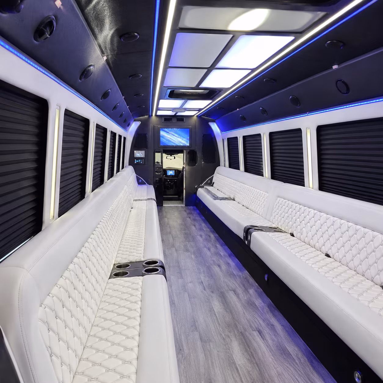 bellevue corporate retreat shuttle bus rentals